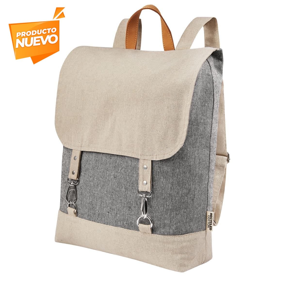 MOCHILA ALGODÓN RECICLADO AADUEL