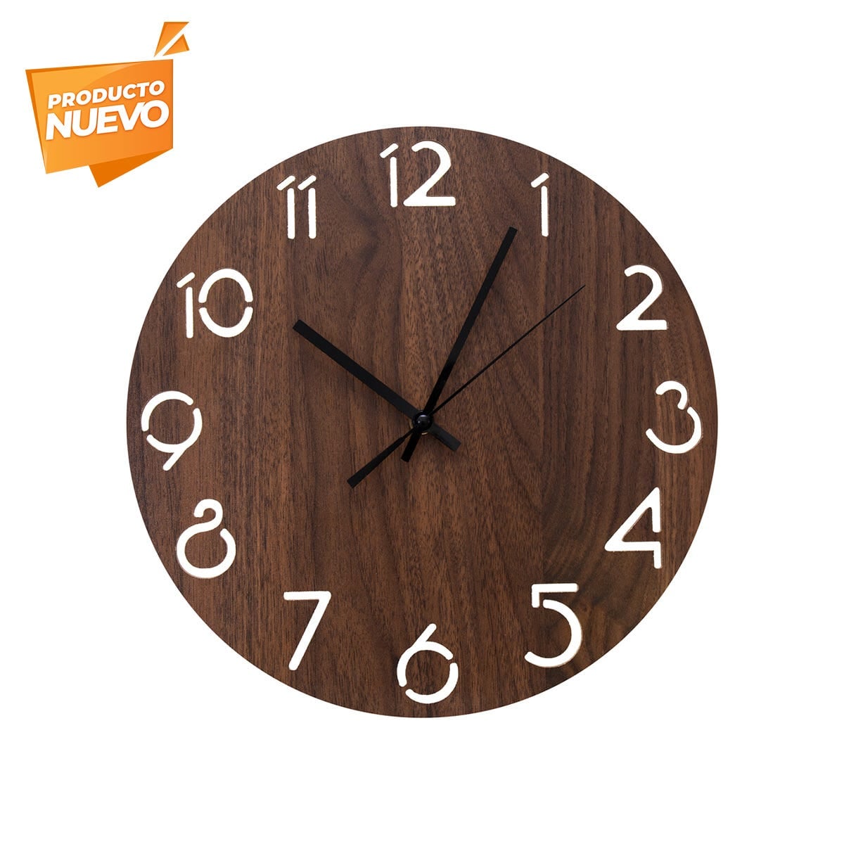 RELOJ MADERA MDF BABNAST