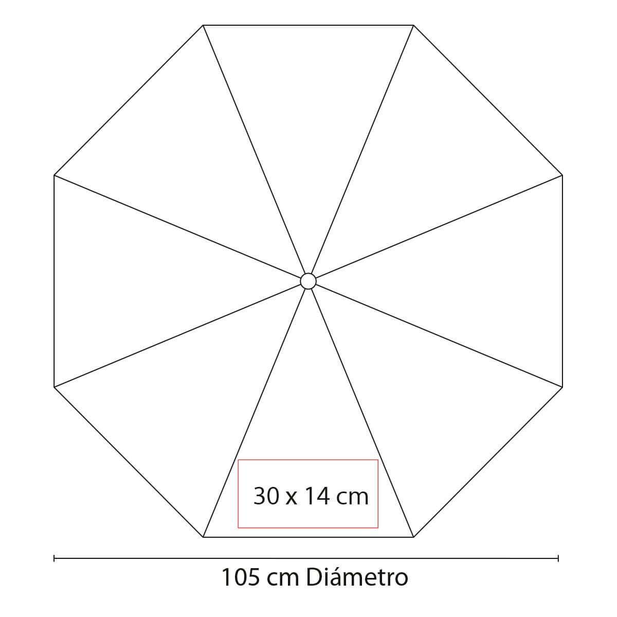 PARAGUAS POLIÉSTER BACINTA