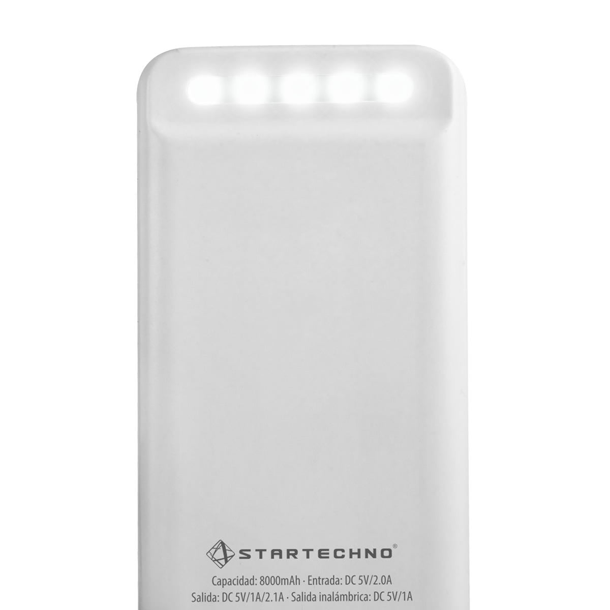 POWER BANK PLÁSTICO LED 8000MAH DADNIC