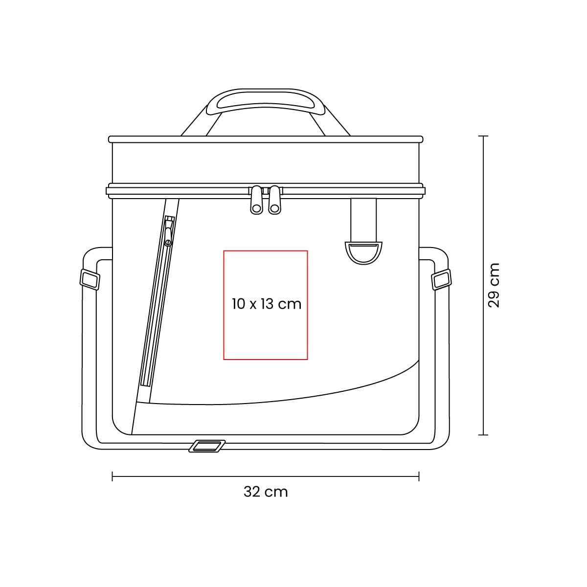 HIELERA POLIÉSTER IMPERMEABLE 15L DAEARK