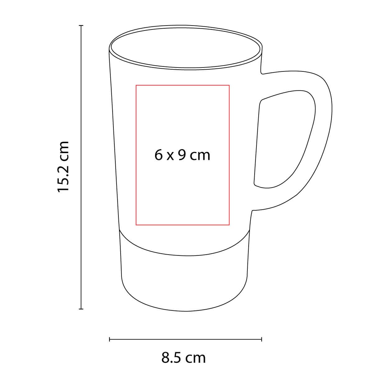TAZA CERÁMICA 17OZ DAEENE