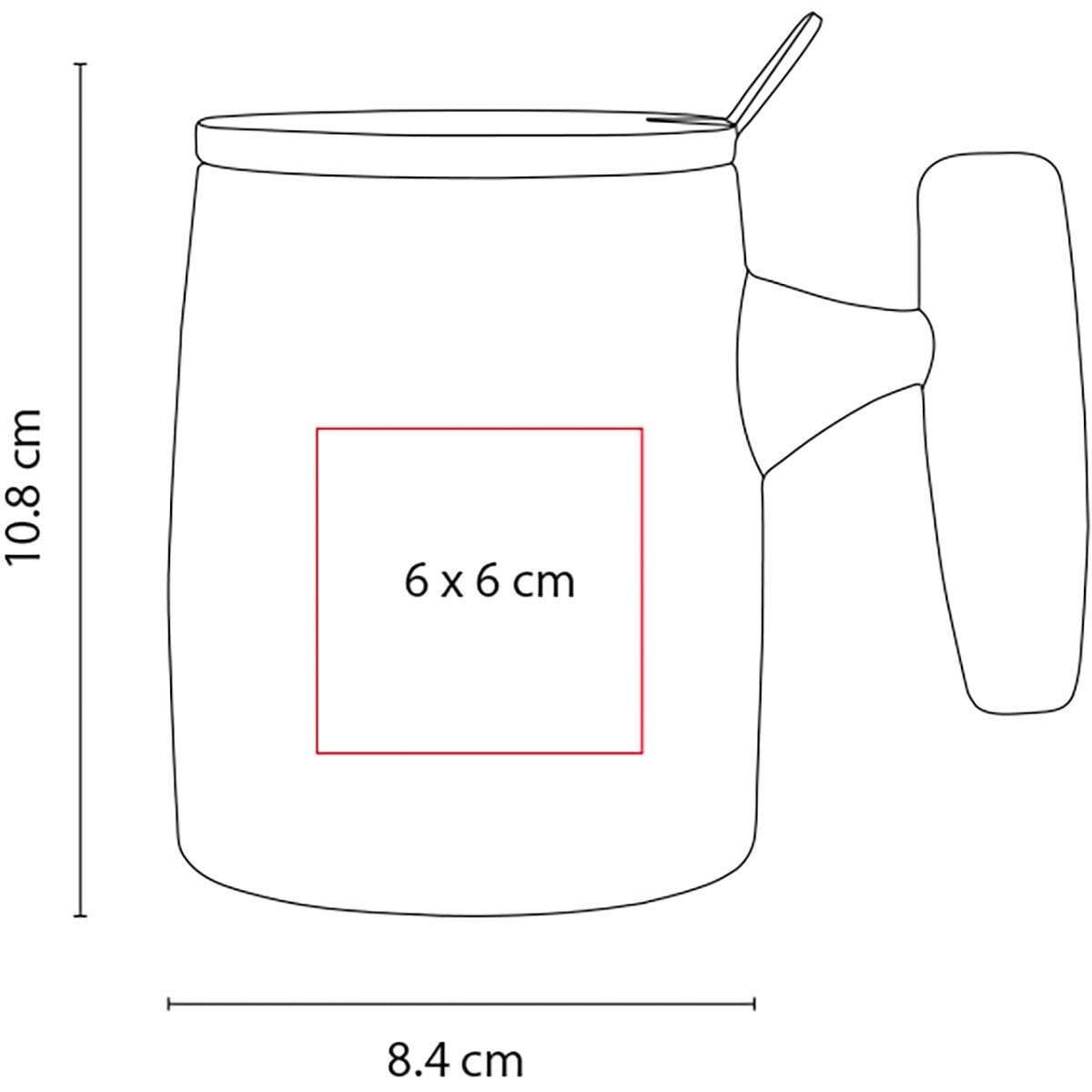 TAZA ACERO 11OZ DAEEVO