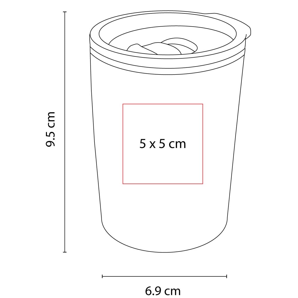 TERMO ACERO 120ML INOXIDABLE DAEIAN