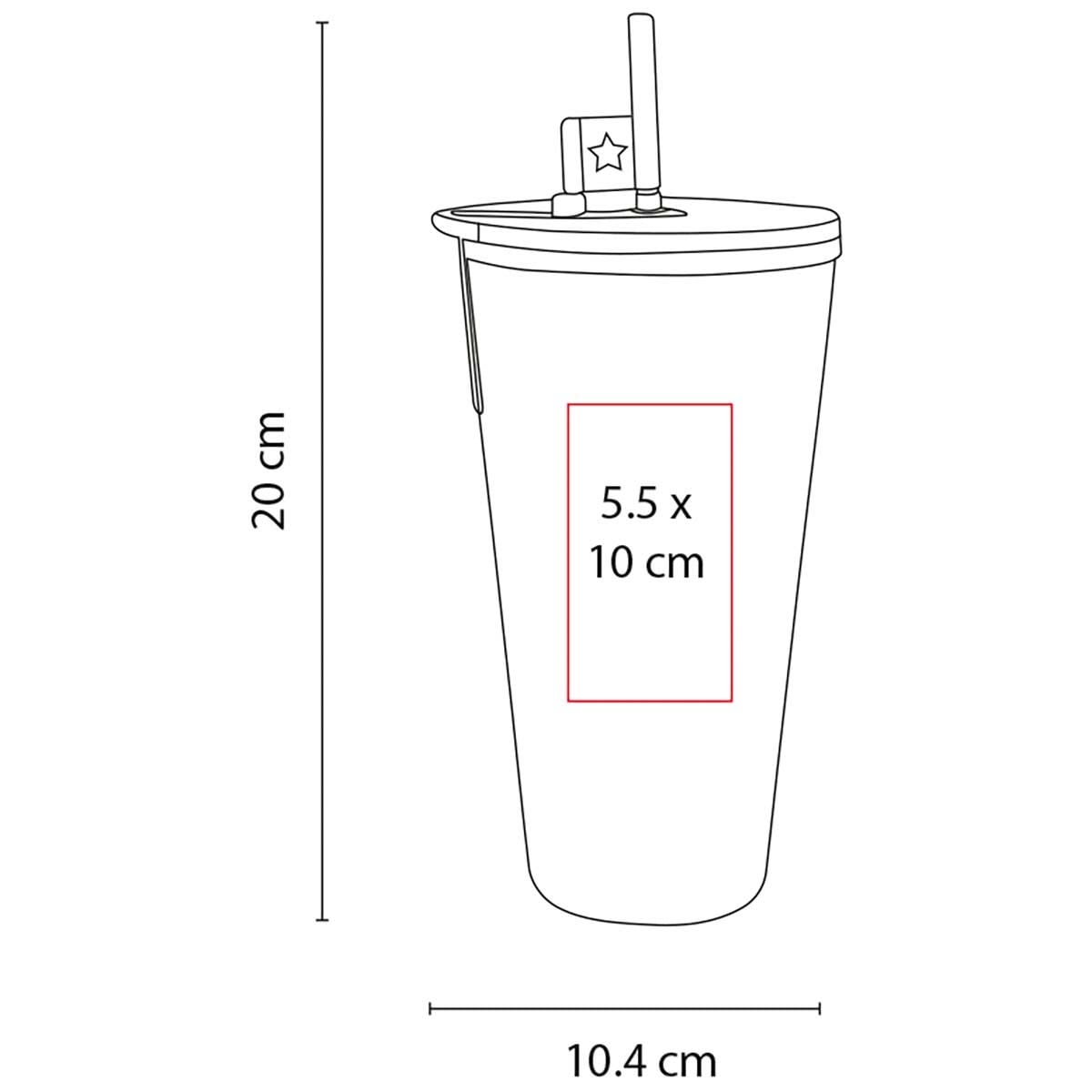 TERMO ACERO 600ML INOXIDABLE DAEIRN