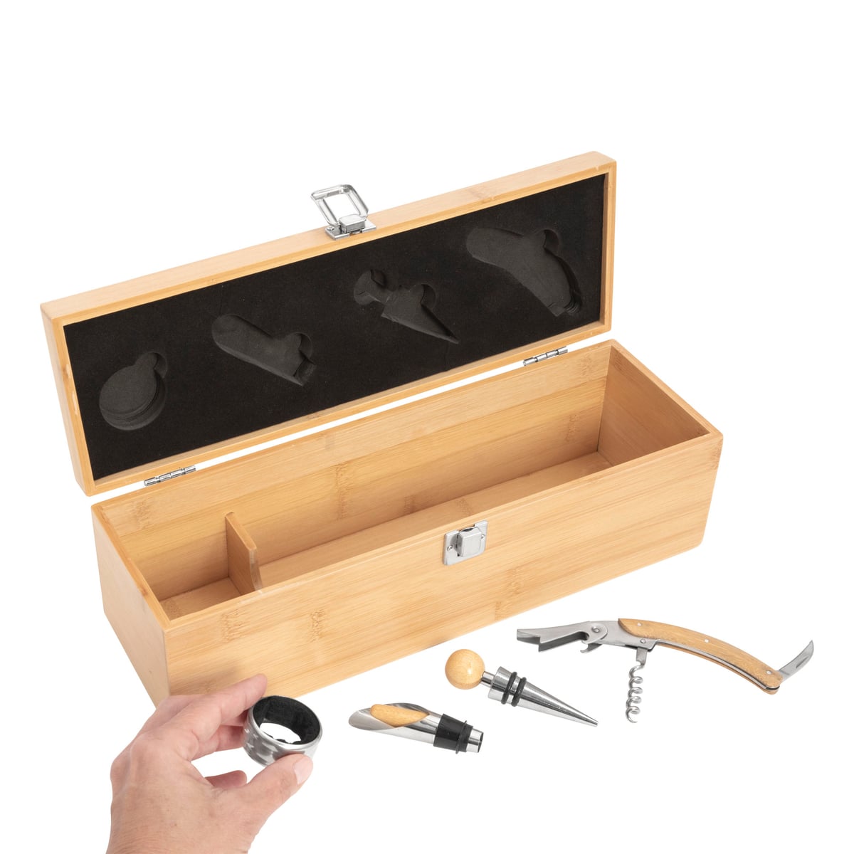 SET BAMBOO ACERO AACTELT