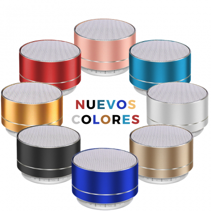 BOCINA METLICA LED BLUETOOTH LAEZON