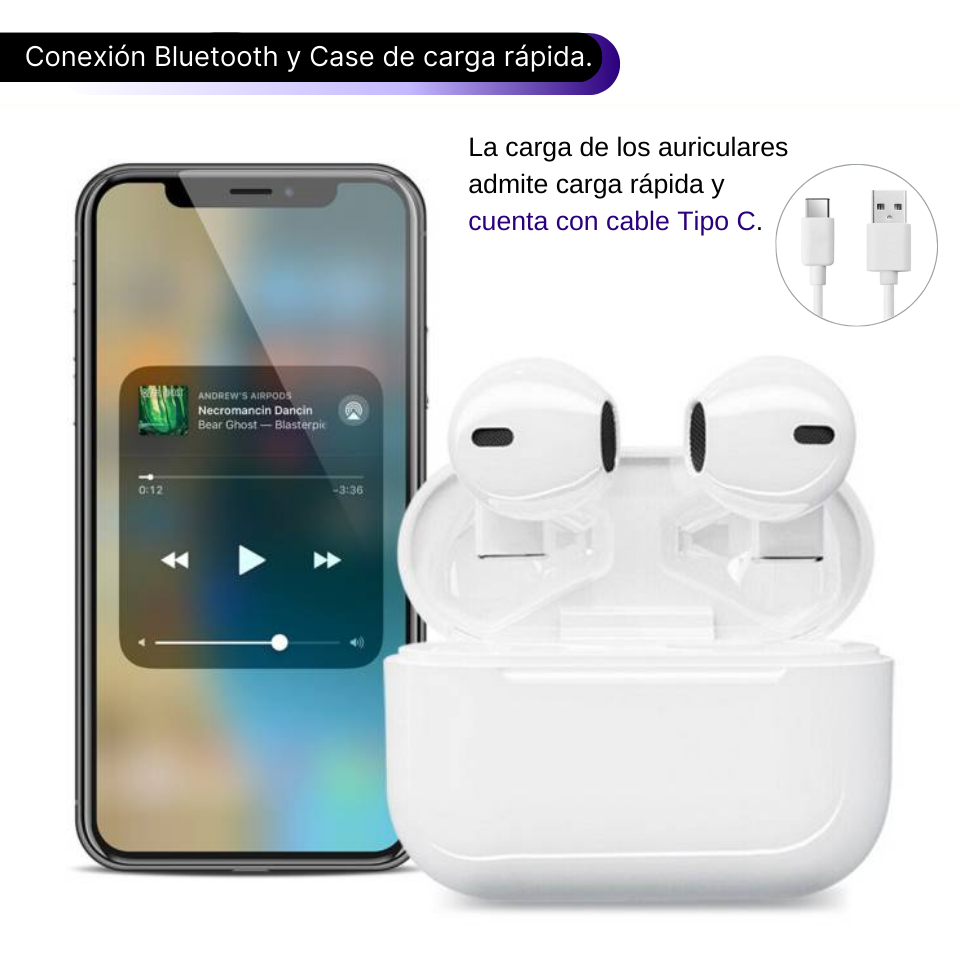 AUDÍFONOS BLUETOOTH 5S TWS MABYLT