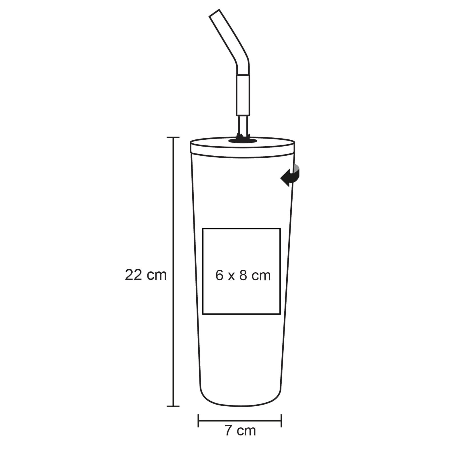 TERMO PLÁSTICO 650ML MACMYDE
