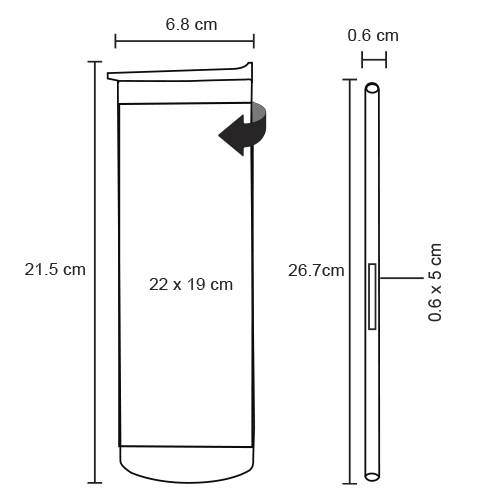 TERMO PLÁSTICO 630ML MACNEYA