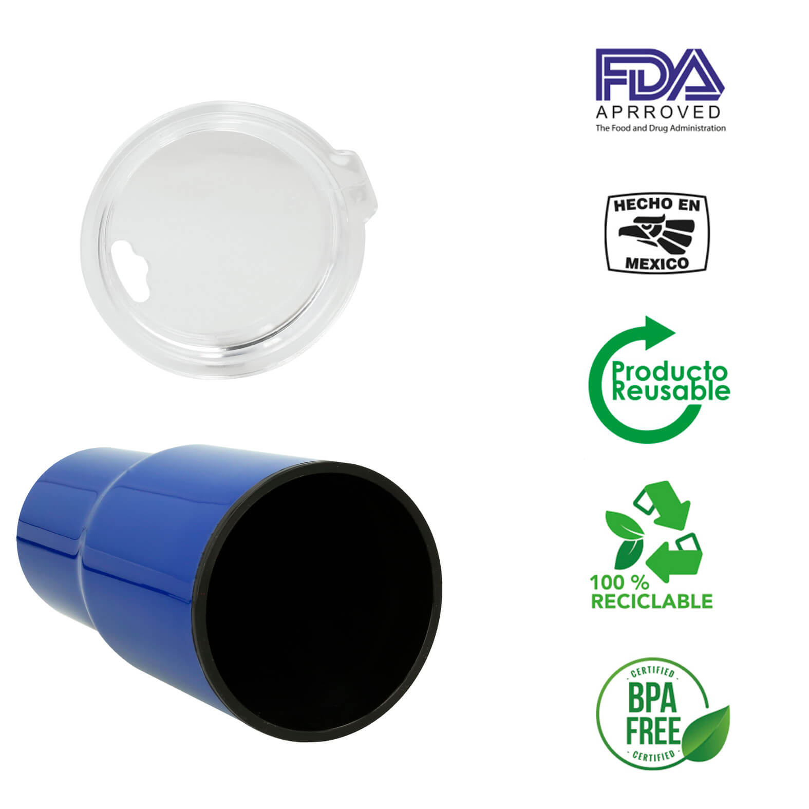 TERMO PLÁSTICO 590ML MACSOXY