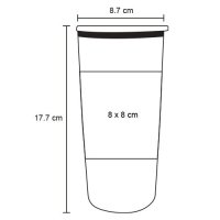 TERMO PLASTICO 500ML MACSVAL
