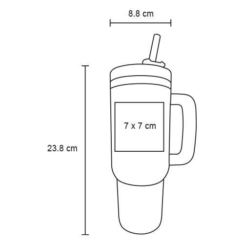 TERMO PLÁSTICO 900ML MACTARK