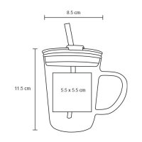 TAZA VIDRIO 350ML MACTOKU