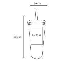 VASO PLASTICO MACTOMA 750ML