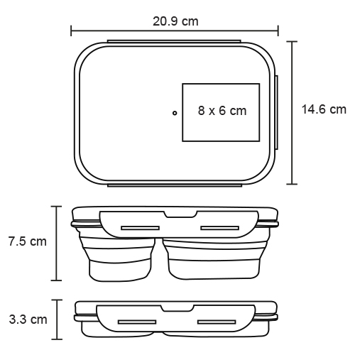 CONTENEDOR SILICÓN PACTNIC