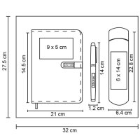 SET EJECUTIVO PIEL RACRYRE