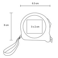 FLEXOMETRO PLASTICO SACOVRA