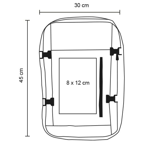 MOCHILA EJECUTIVA NYLON SADUSE