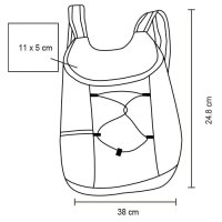 MOCHILA ESCOLAR TELA SAENYX