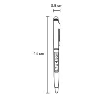 BOLÍGRAFO ALUMINIO RETRÁCTIL DABIURN
