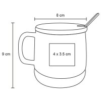 TAZA CERÁMICA 450ML DACNOLM