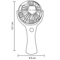 VENTILADOR PLÁSTICO GIRATORIO DACSIYA