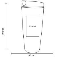 TERMO ACERO 580ML INOXIDABLE DACTVAL