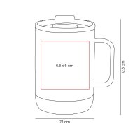 TAZA ACERO INOXIDABLE / CORCHO / PLASTICO TAEIOV