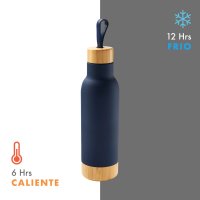 TERMO ACERO INOXIDABLE / PLASTICO / BAMBU / SILICN VABUENT