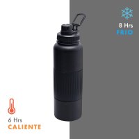 TERMO ACERO INOXIDABLE / PLASTICO / SILICN VACEDRA