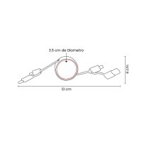 CABLE PLASTICO / BAMBU VACTOSIS
