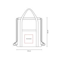 BOLSA-MOCHILA ALGODN RECICLADO ZABYLT