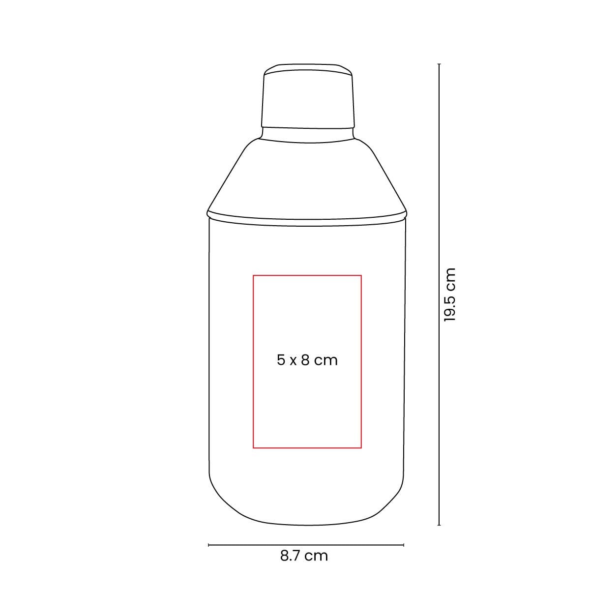 SHAKER ACERO INOXIDABLE ZAEEZA