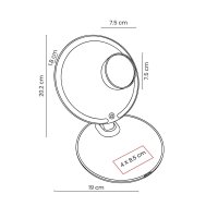 ESPEJO PLASTICO ZAEUSE