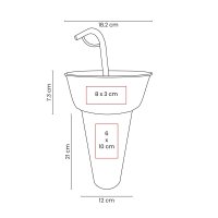 VASO PLASTICO AACMEZA