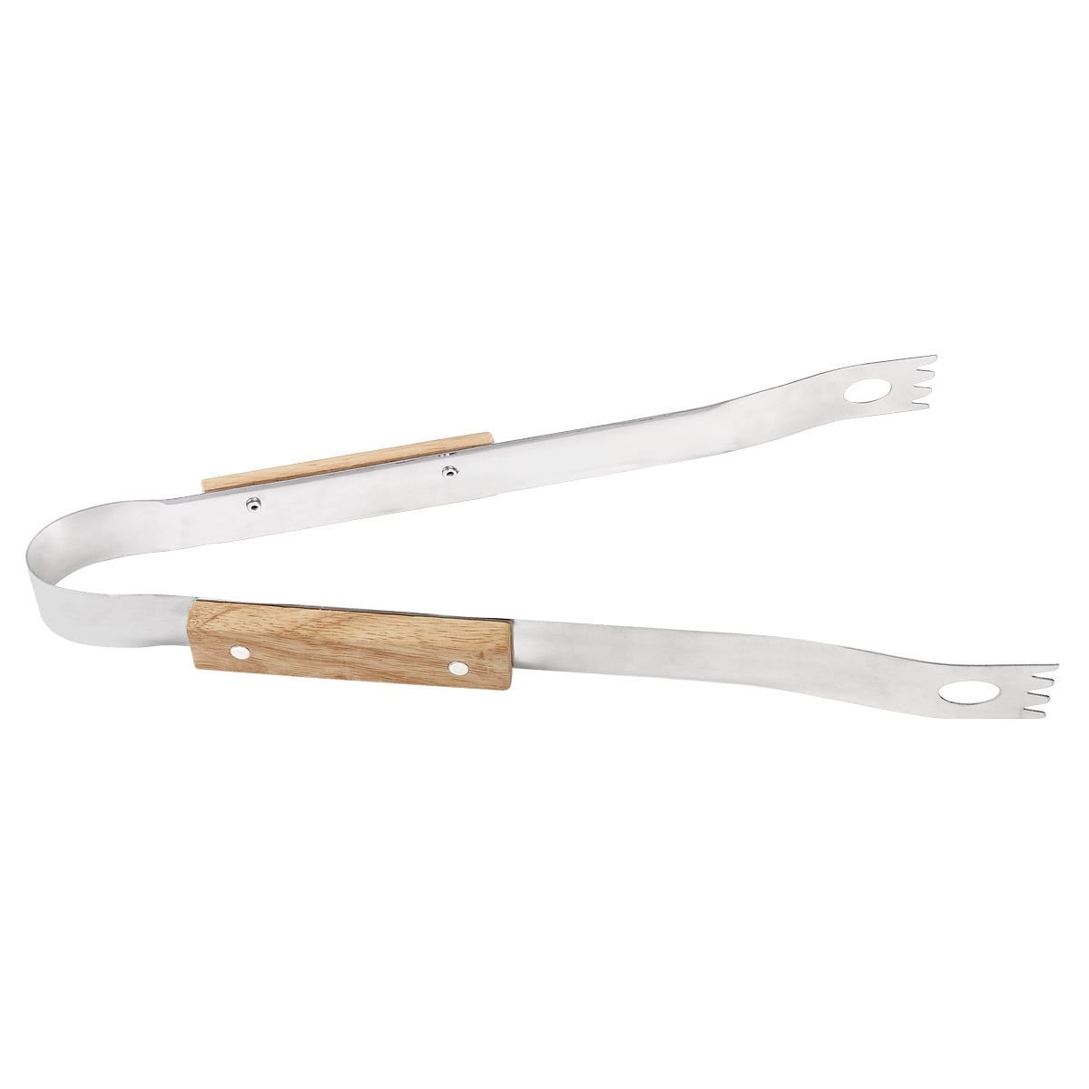 SET ACERO INOXIDABLE Y MADERA CAUCHO UTENSILIOS AACSVAL