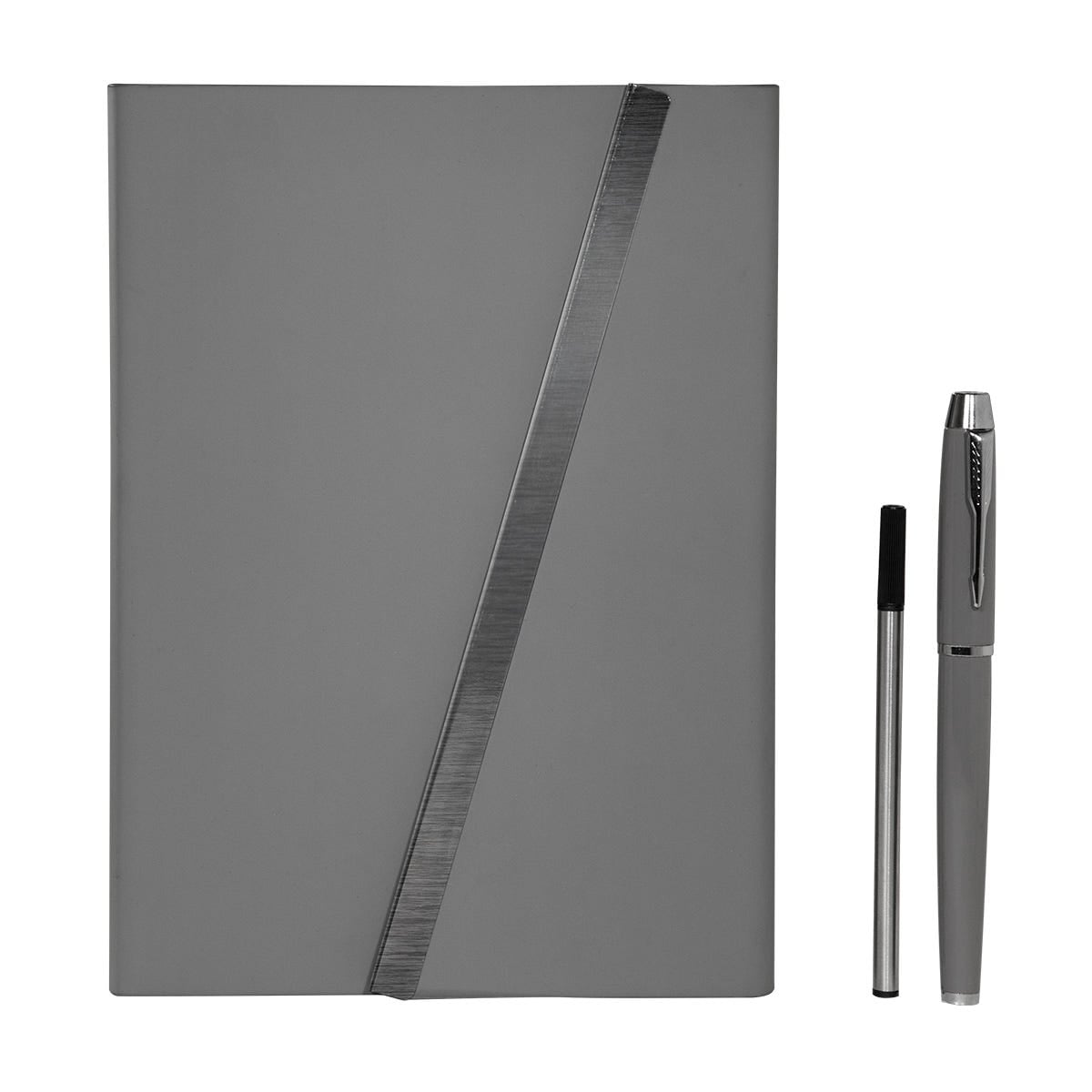 SET CURPIEL Y METAL LIBRETA BACNAND