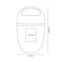 PORTAVIANDAS ACERO PLEGABLE 800ML DADPHE