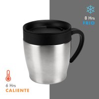 TAZA ACERO 11OZ INOXIDABLE DAEEYA