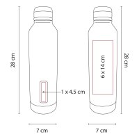 TERMO ACERO 750ML INOXIDABLE DAEINX