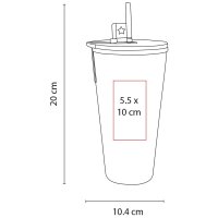 TERMO ACERO 600ML INOXIDABLE DAEIRN
