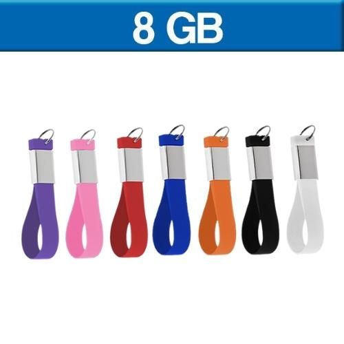 USB LLAVERO SILICON 8GB LACTOVAS