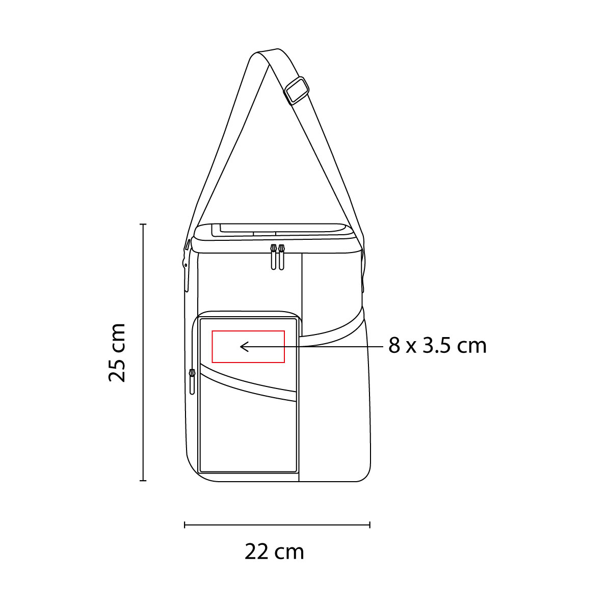 HIELERA ORGORO 8 lts