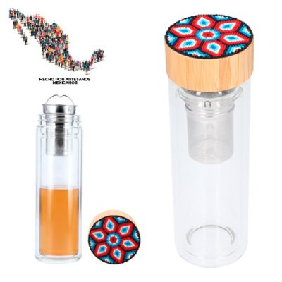 TERMO VIDRIO 420ML DACTIOK