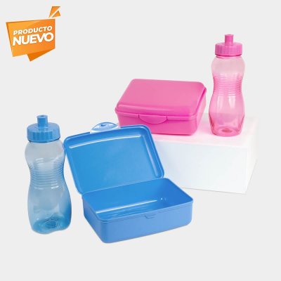 SET PLÁSTICO ESCOLAR 800ML AAELLX