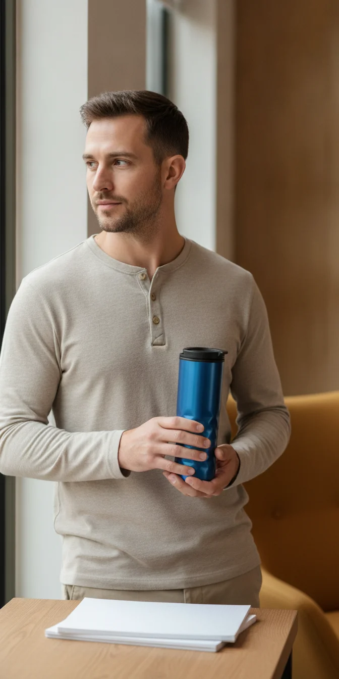 TERMO ACERO 450ML MACSVAS