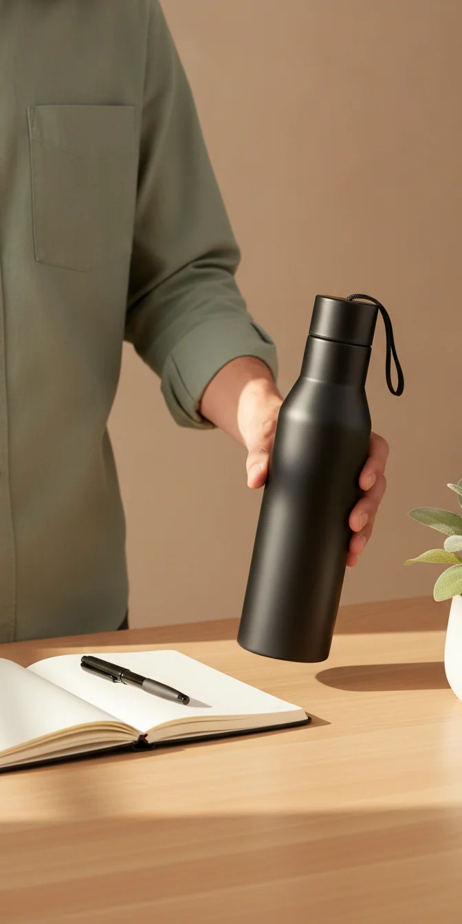 CILINDRO ACERO 750ML INOXIDABLE MACTOHU