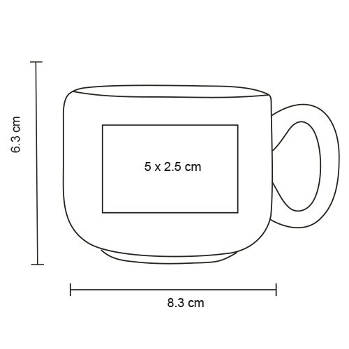 TAZA CERÁMICA MACTOPI 220ML
