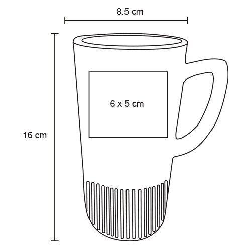 TAZA CERÁMICA MACTOPU 520ML